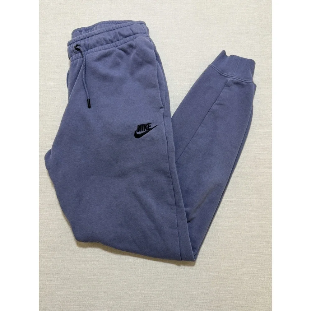 Nike Men's XS Sportswear Lightweight Open Hem Athletic Pants Blue